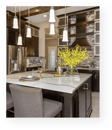 westbay story | model home kitchen